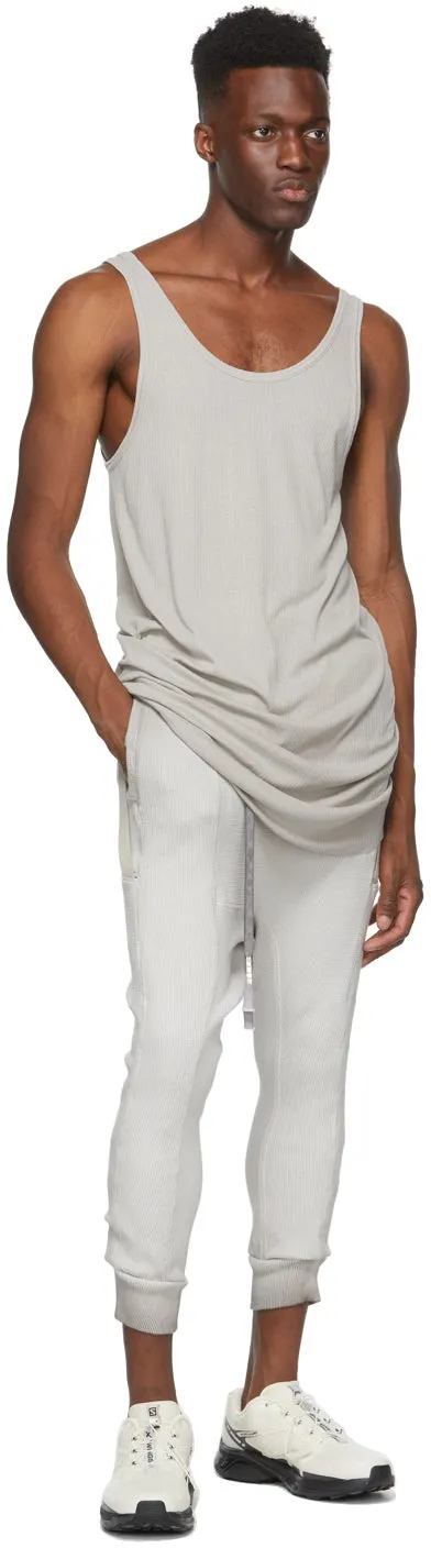 11 by Boris Bidjan Saberi Grey Knit Tank Top