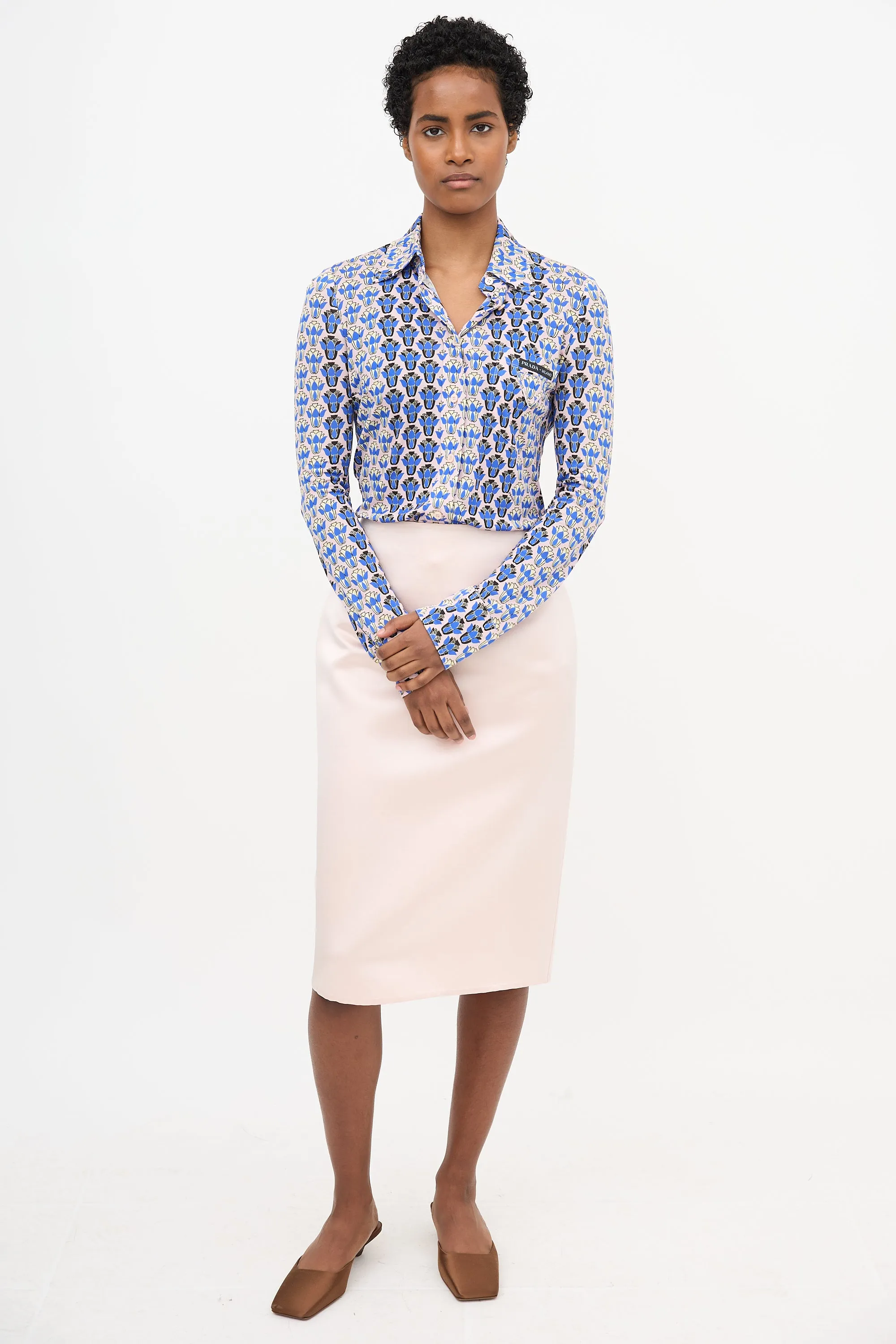 2019 Floral Logo Pocket Shirt
