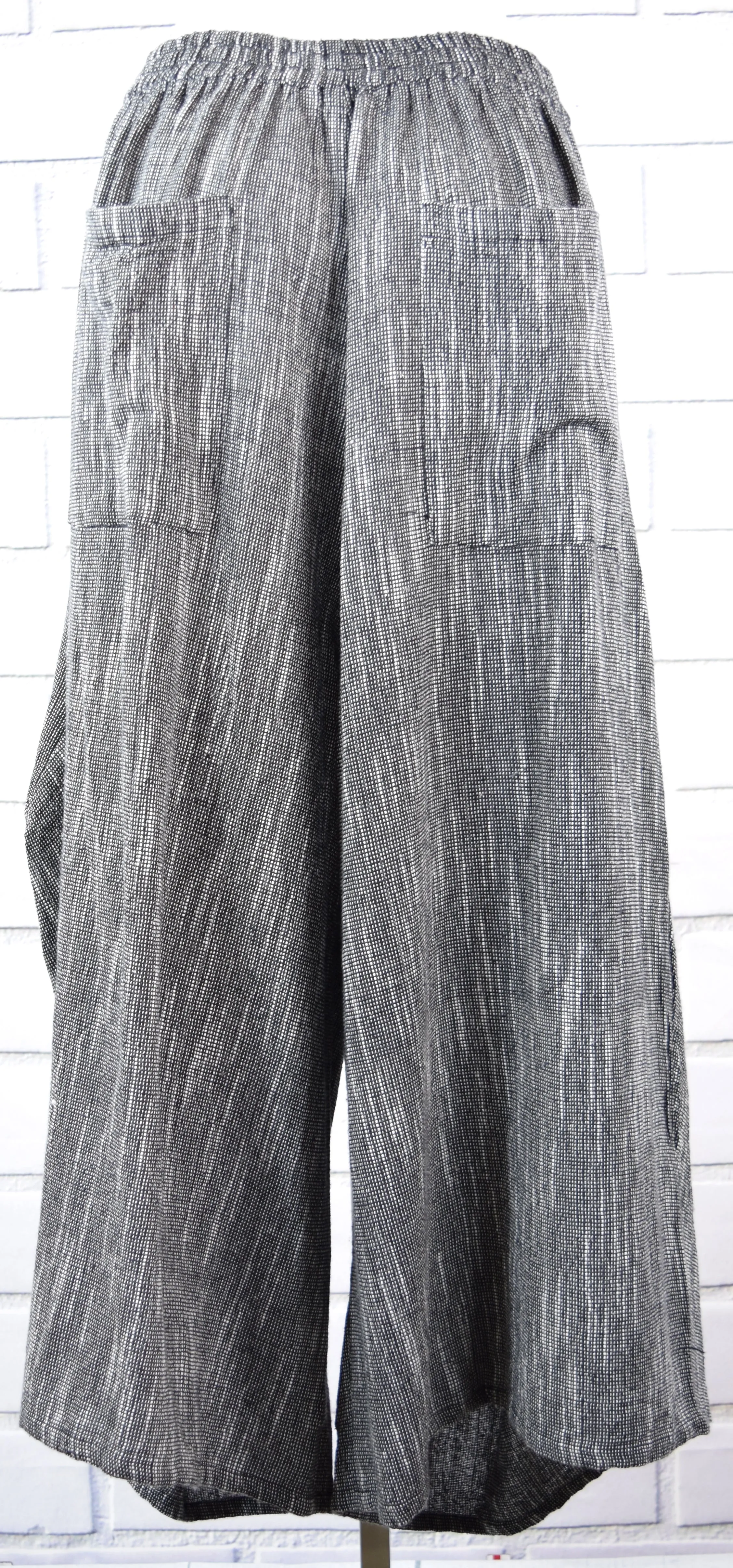 Artsy and Designer 2 PC Cotton Flex Pant Set, Hand Spun Pant Set,Cotton Flax Pant Set, 2 pc pant set, Lagenlook pant set