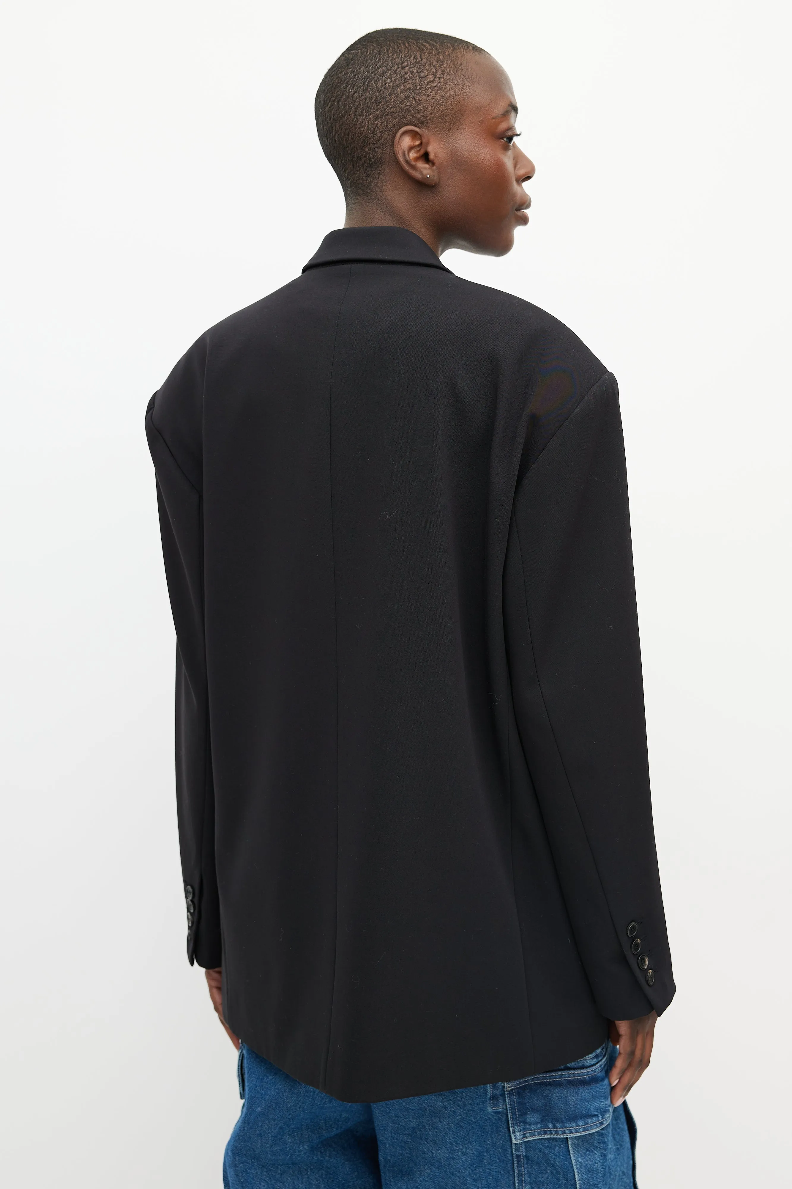 Black Gelso Oversized Blazer