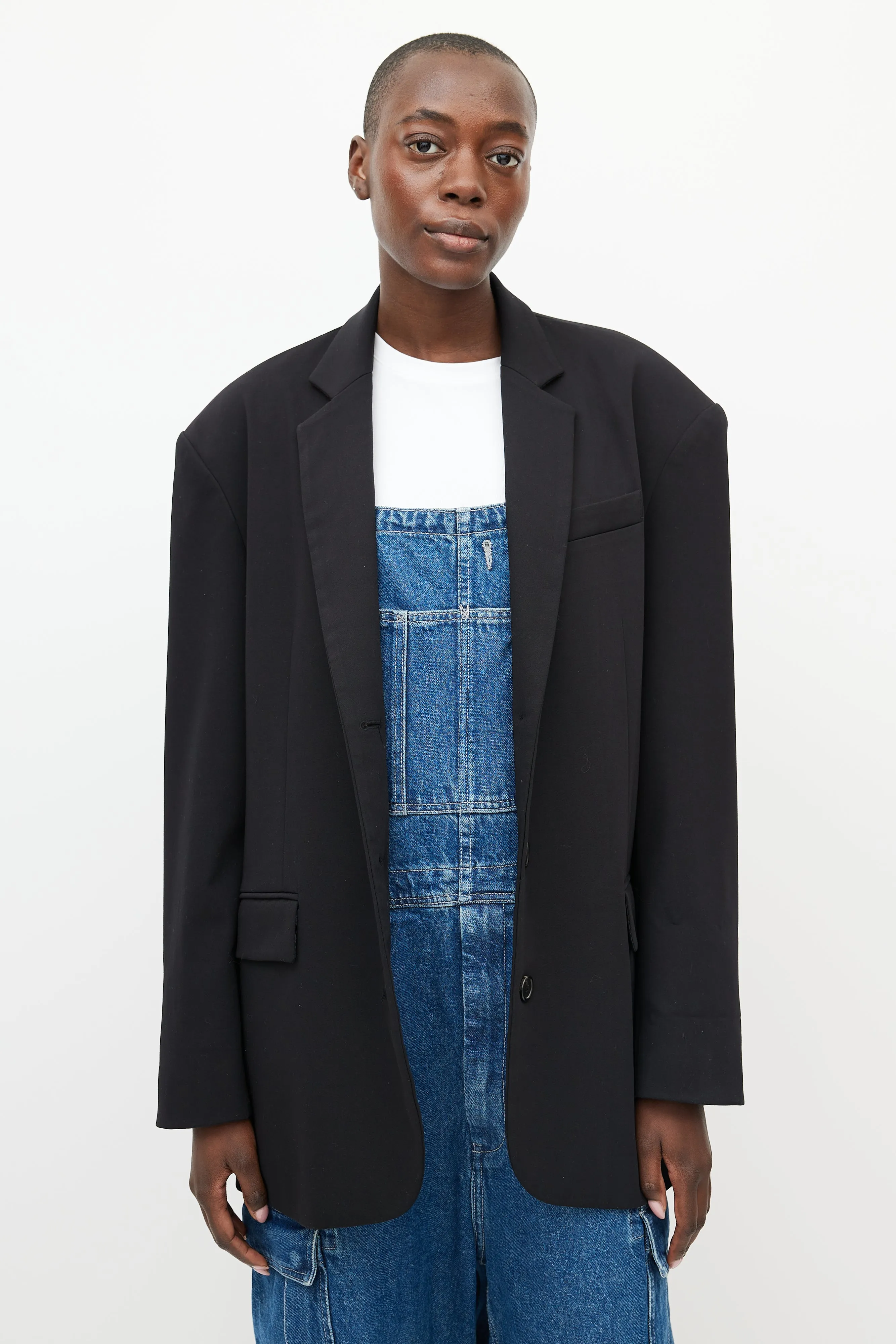 Black Gelso Oversized Blazer