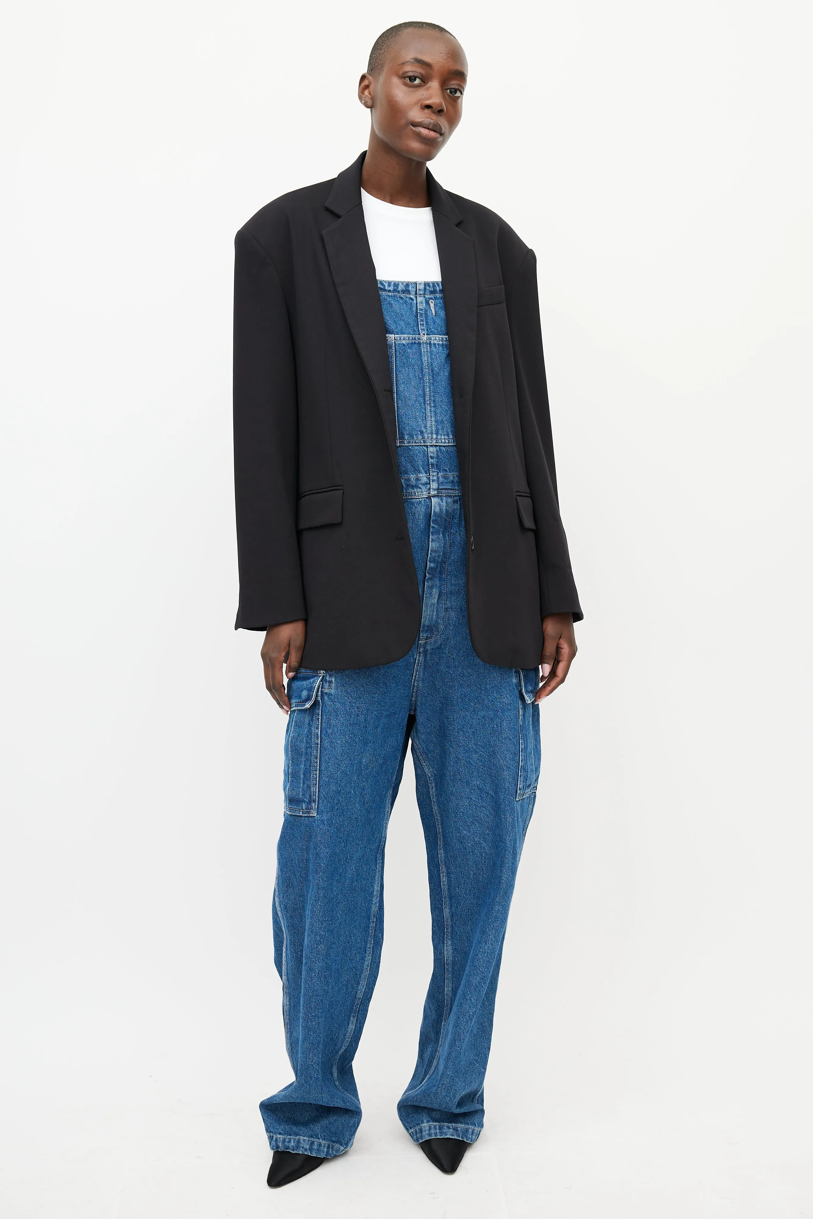 Black Gelso Oversized Blazer