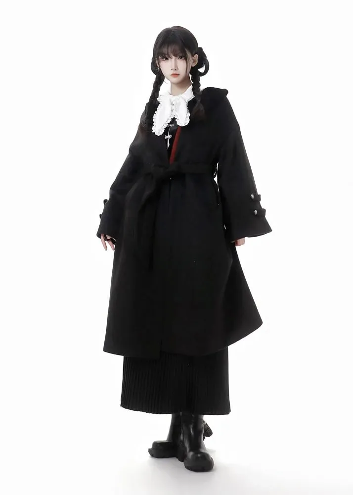 Black Midi Length High Waist Pleated Mermaid Slim-fitting Skirt