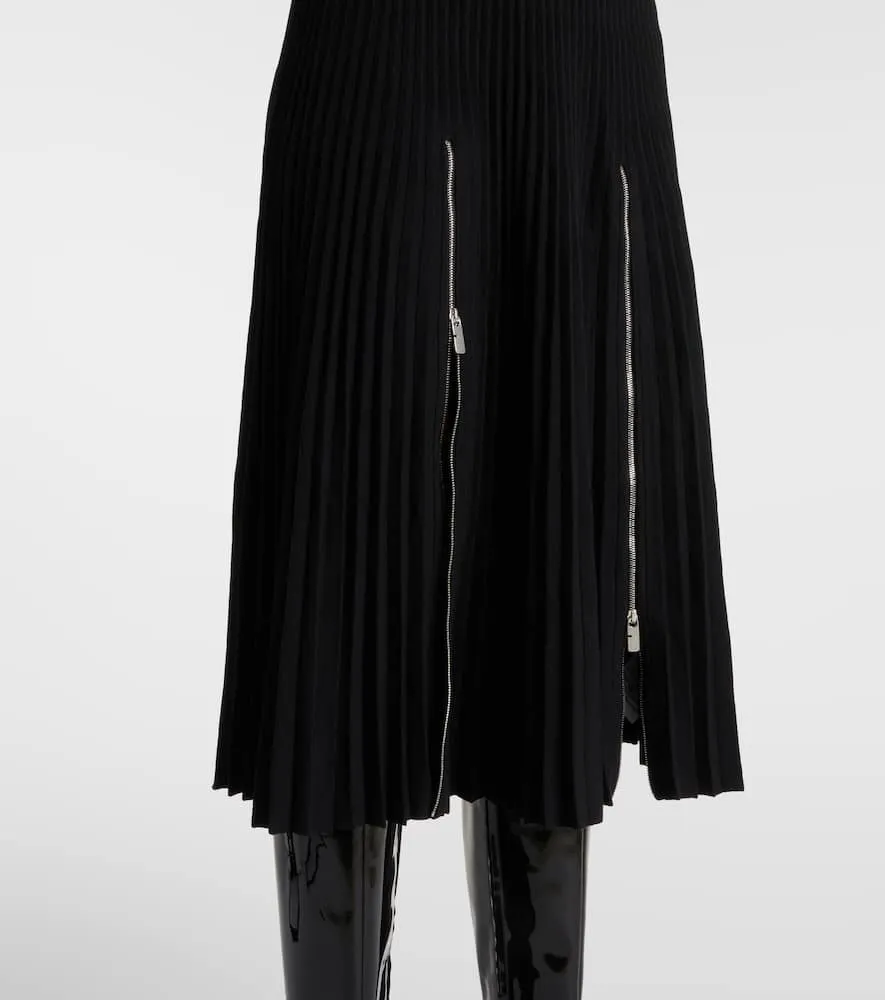 Burberry Pleated jersey midi dress