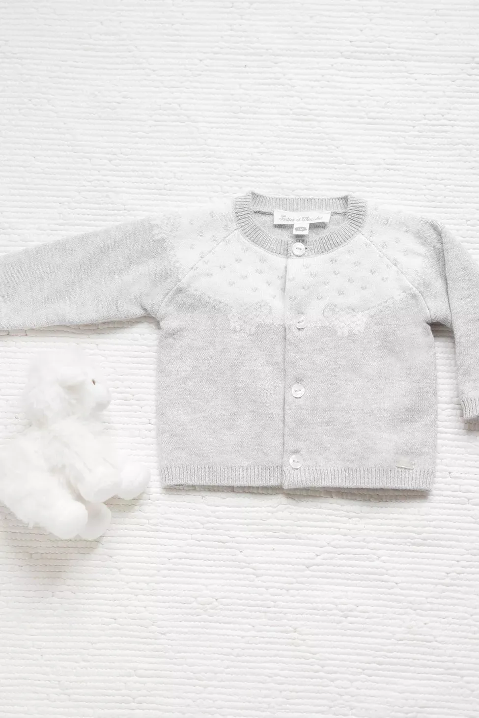 Cardigan - Grey Illustration Sheep