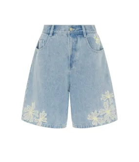 Charlene Denim Short in Light Wash