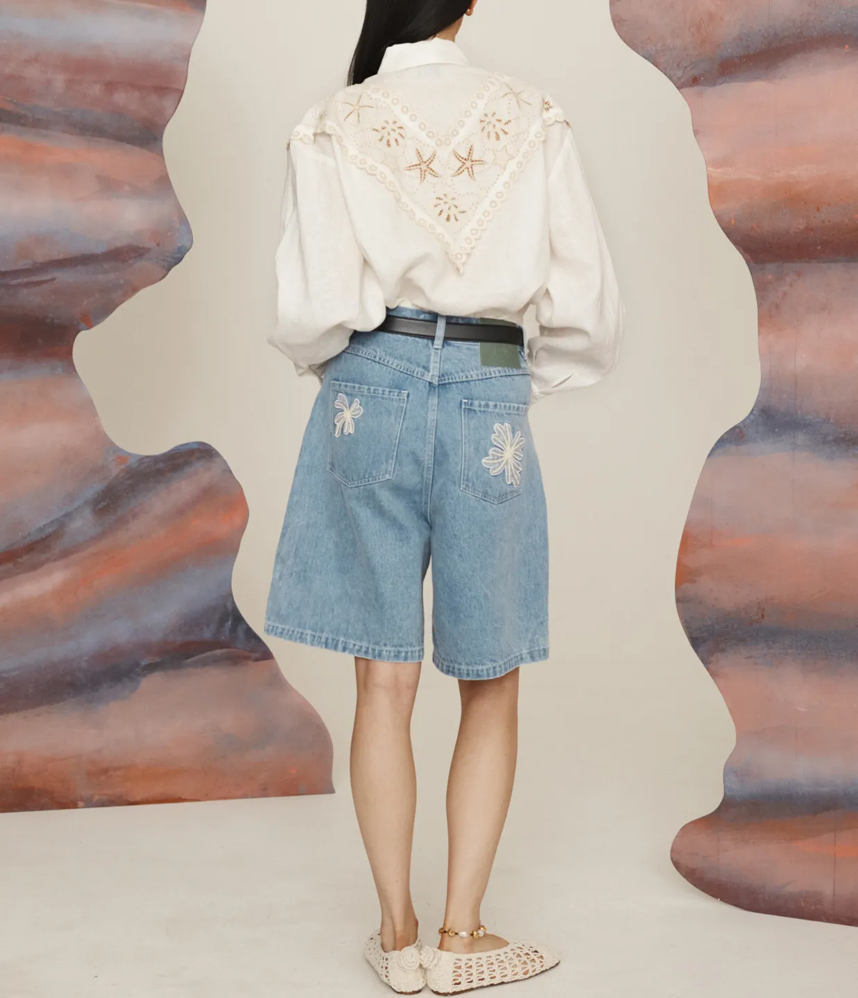 Charlene Denim Short in Light Wash