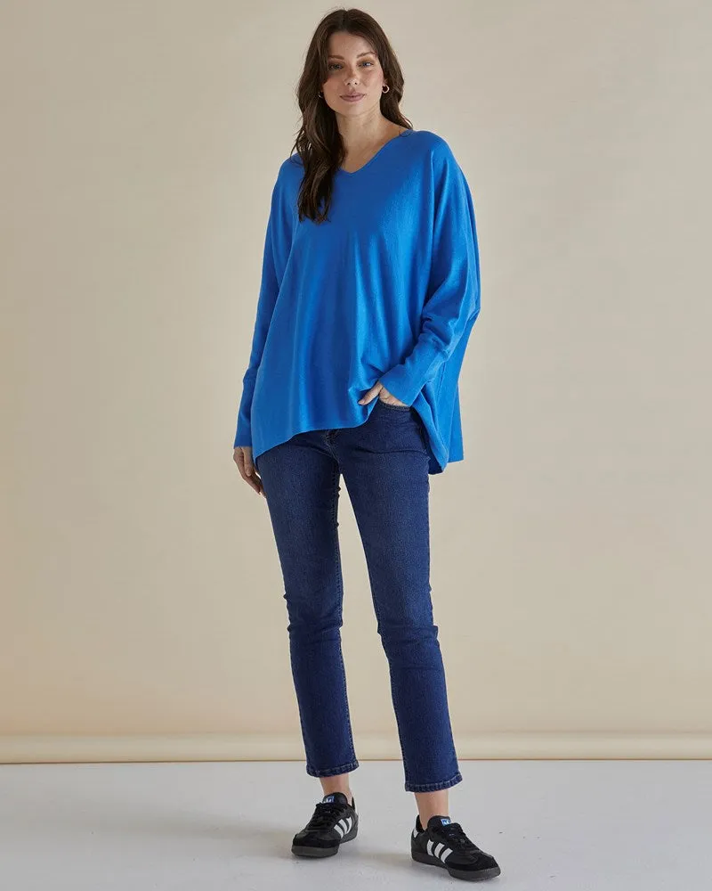 Destiny Knit Jumper - Light Blue