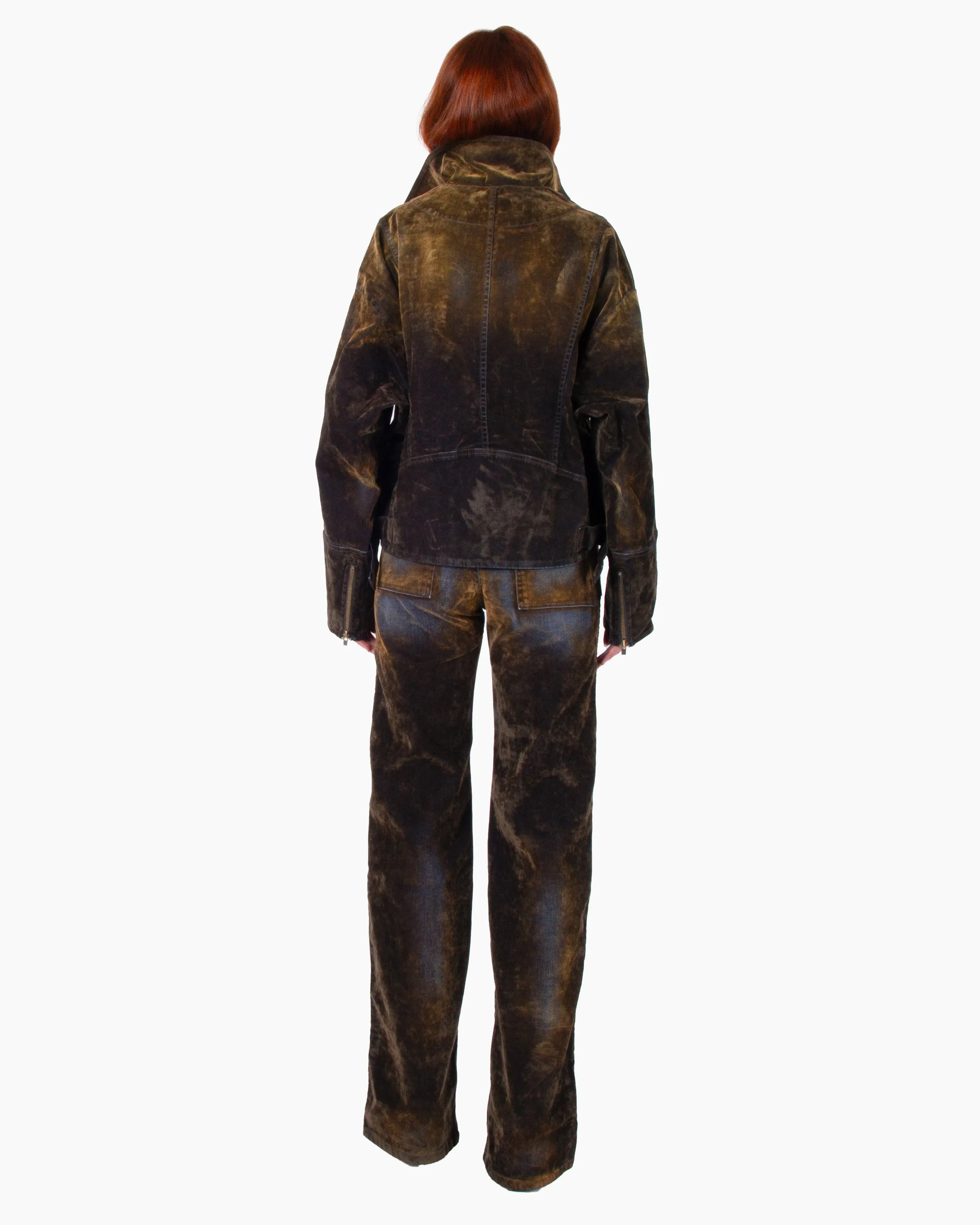 FACON JACMIN Macfly Jacket in Velvet Denim