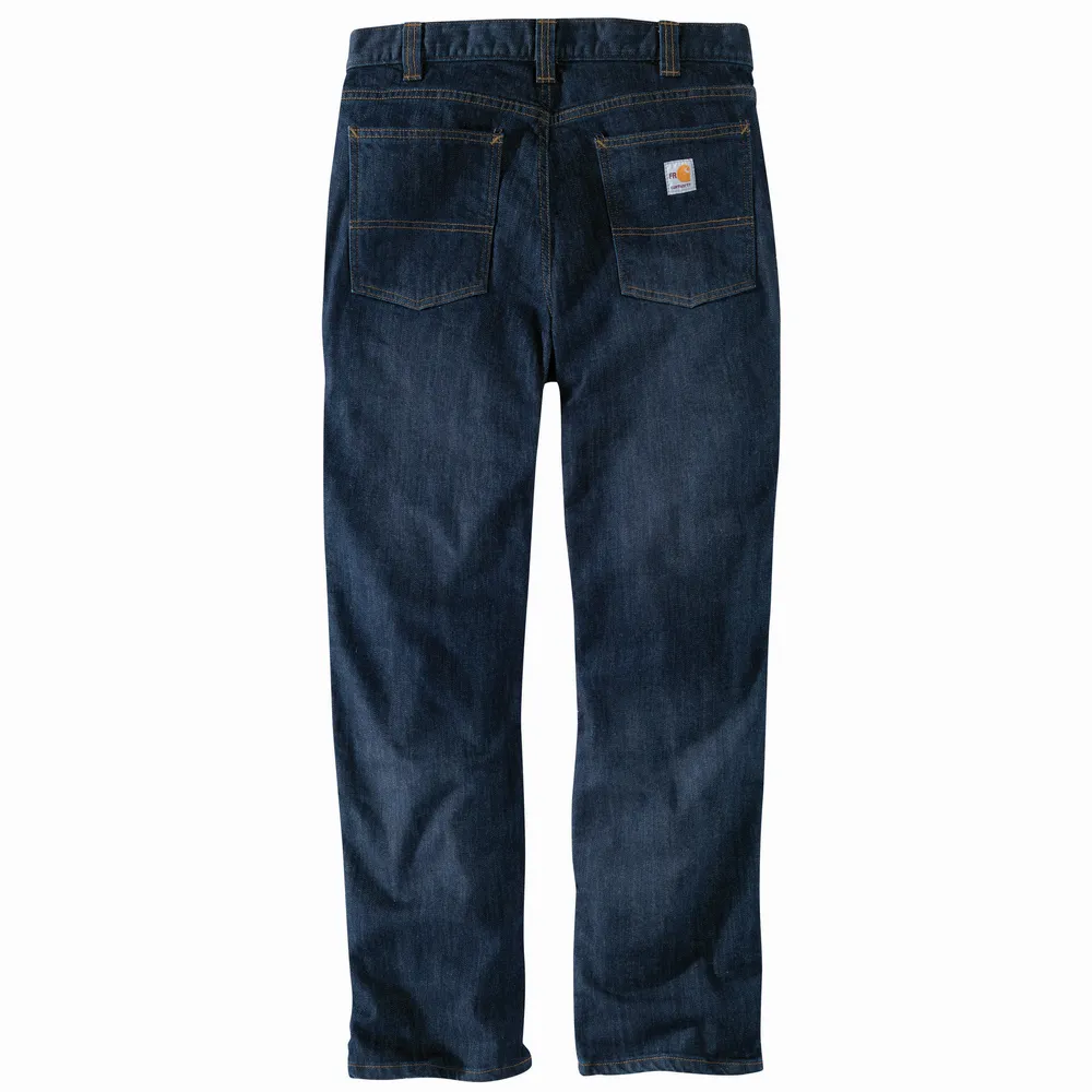 FR RUGGED FLEX RELAXED FIT 5-POCKET JEAN - MDO-Midnight Indigo | Carhartt 105079