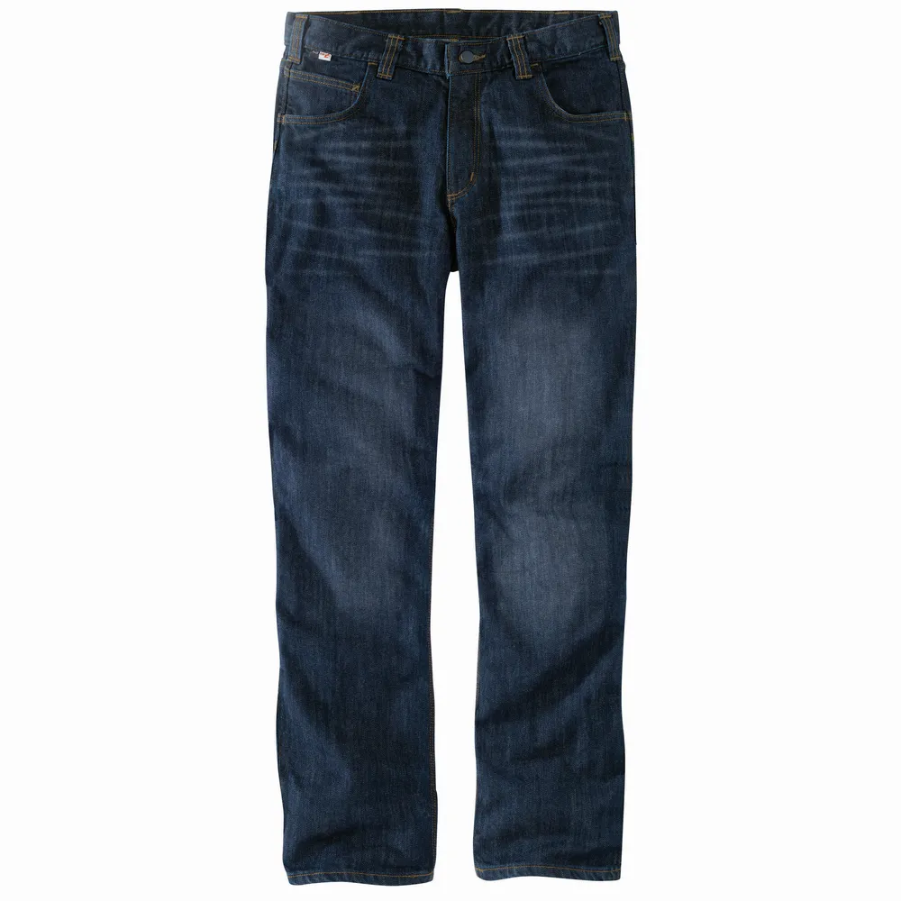 FR RUGGED FLEX RELAXED FIT 5-POCKET JEAN - MDO-Midnight Indigo | Carhartt 105079
