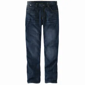 FR RUGGED FLEX RELAXED FIT 5-POCKET TAPERED JEAN - MDO-Midnight Indigo | Carhartt 105172