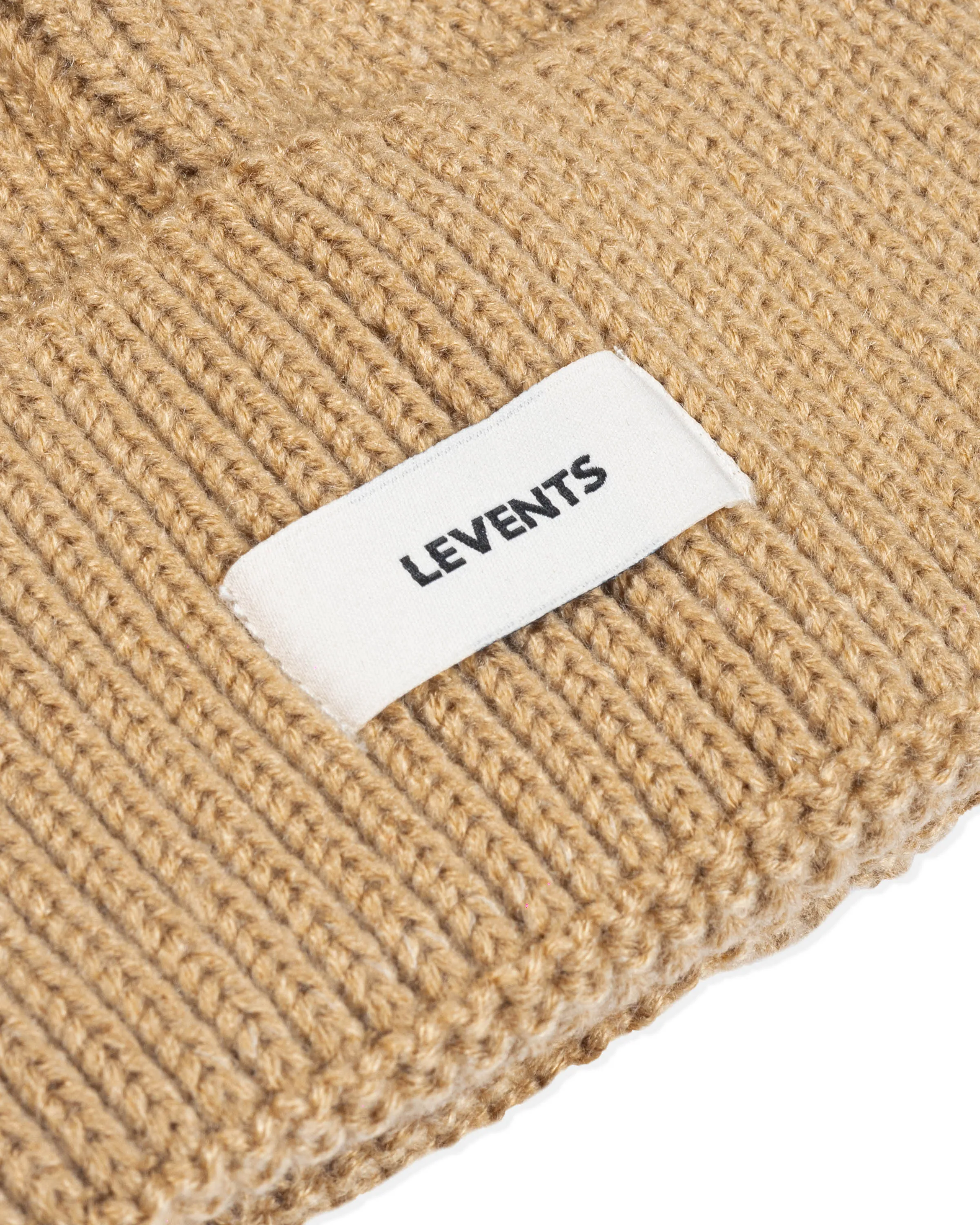 Levents® Knit Beanie/ Light Brown