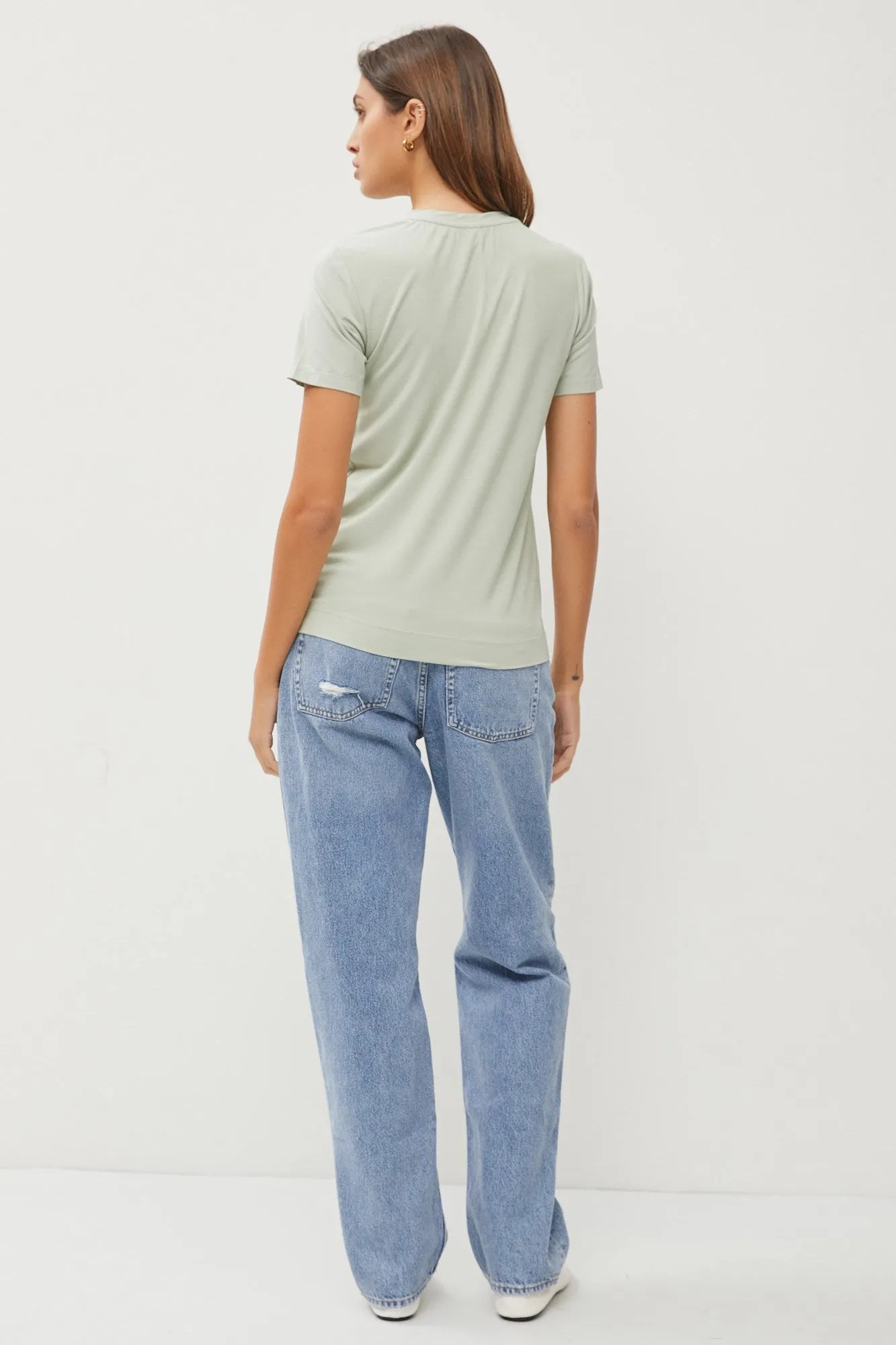 Not So Basic Bamboo Blend Crew Tee - FINAL SALE