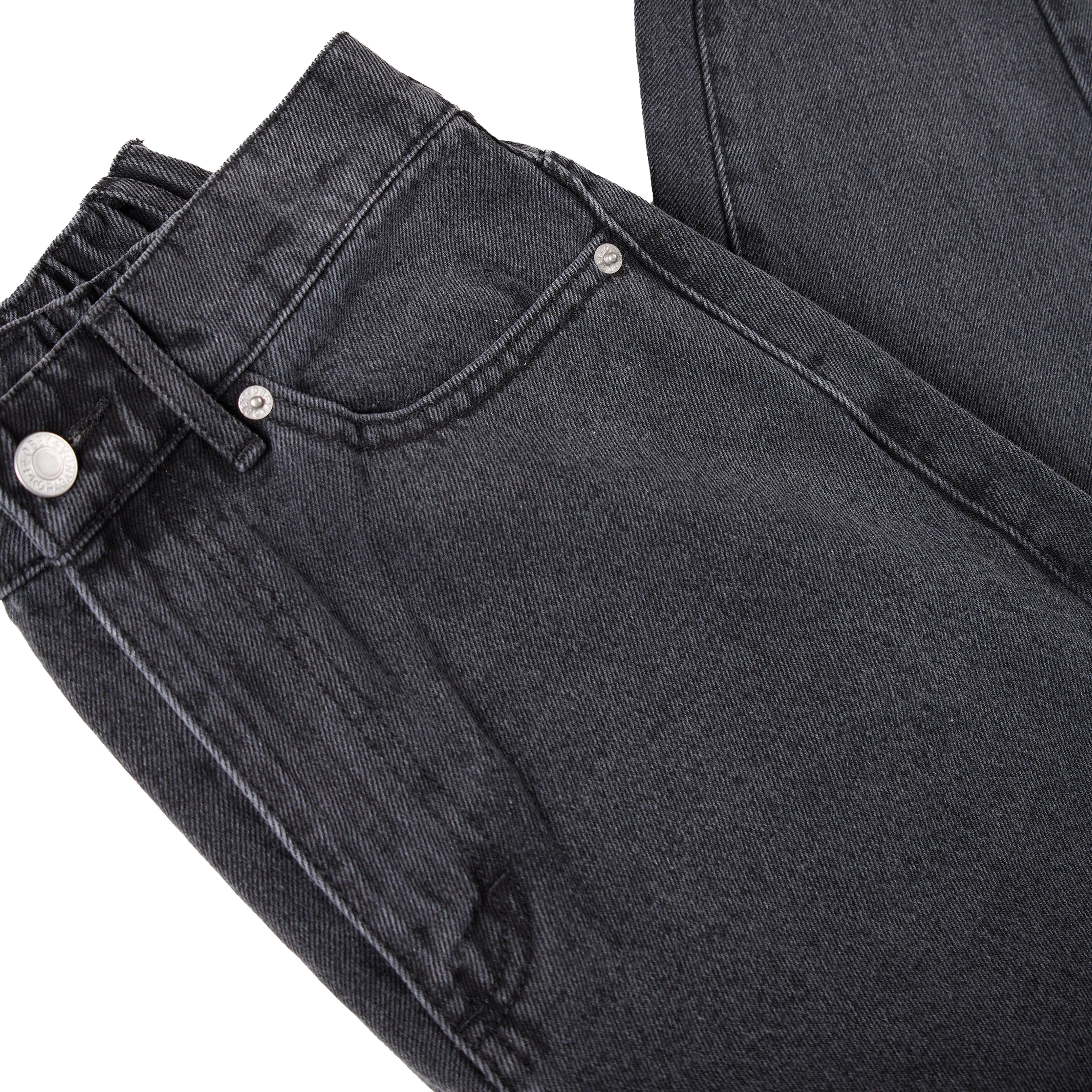 Obey Womens Leah III Baggy Denim Black Ash