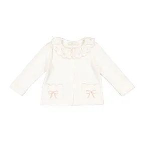 Pink Bows Knit Cardigan
