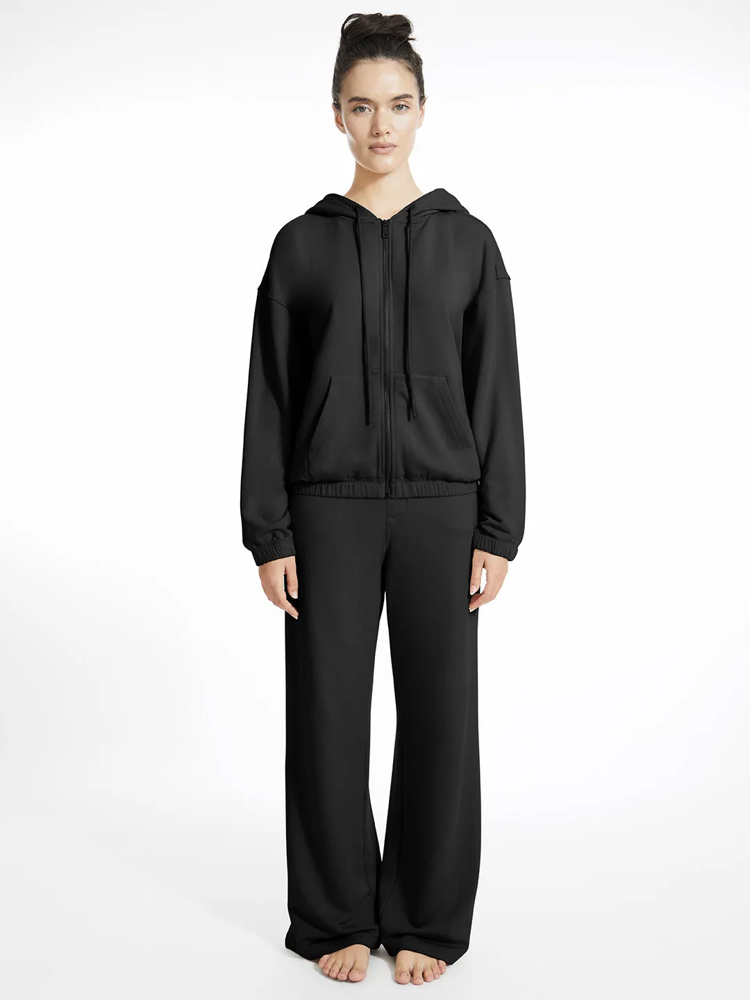 Wide Leg Fleece Pant