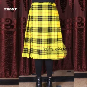 Women's Tartan Pleated Midi Kilt