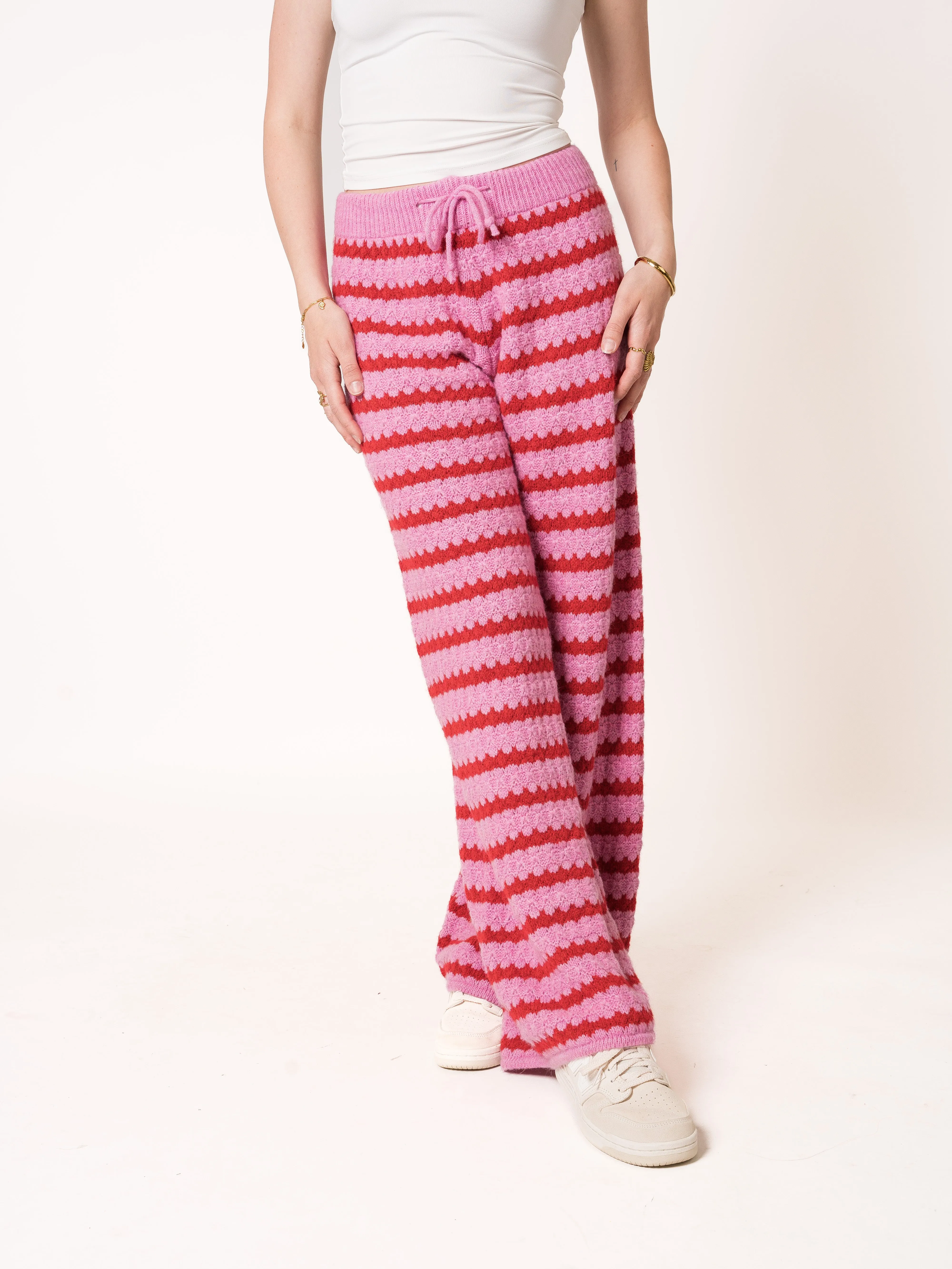 Wonderland Wide Leg Strickhose