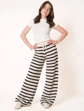 Wonderland Wide Leg Strickhose